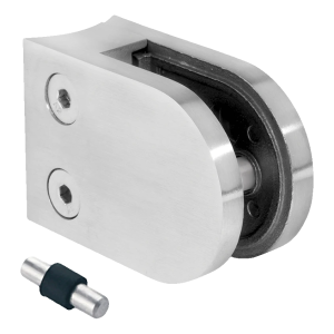 Üvegtartó 6-10,76 mm 50x40x26 mm pin AISI 316 rendszer 42,4 mm szatén