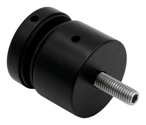 Pontszerű üvegfogó rotula fi 50mm M10 menet síkrendszerű fekete