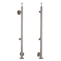 Bal oldali végoszlop ø42,4x1230mm AISI304 oldalsó rögzítés szatén 000-525 (1)