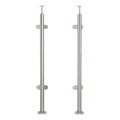 Sarok korlátstub üveghez fi 42,4x1060/1102,4mm 4 tartóval csiszolt 000-559 (1)