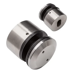 Pontszerű üvegfogó 8-16,76mm vastagsághoz fi 48/26/M10x38 AISI304 kulcsos síkrendszer szatén