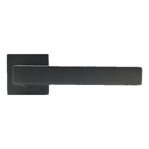 PSG Genova – fekete ajtókilincs négyzet alakú pajzzsal, rozsdamentes acél