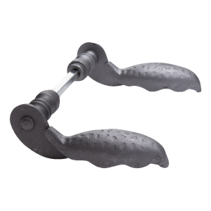 Postal – kovácsolt acél kilincs kapuhoz és kiskapuhoz H150×L80 mm készlet