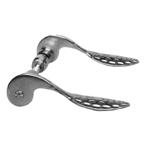 Postal – horganyzott kovácsolt ajtókilincs H155×L85 mm készlet