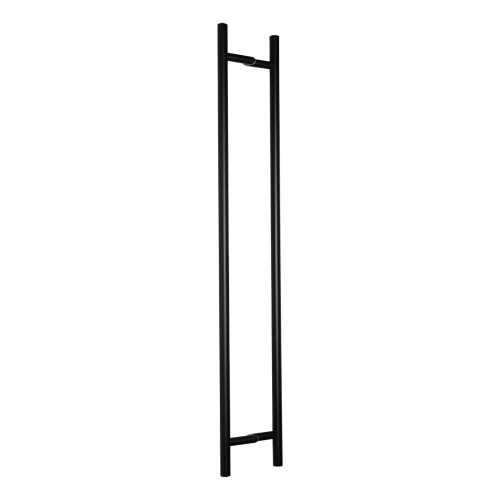 PINOX kétoldali ajtófogantyú kerek fekete φ 32 x 1400 mm AISI 304 000-747 (1)