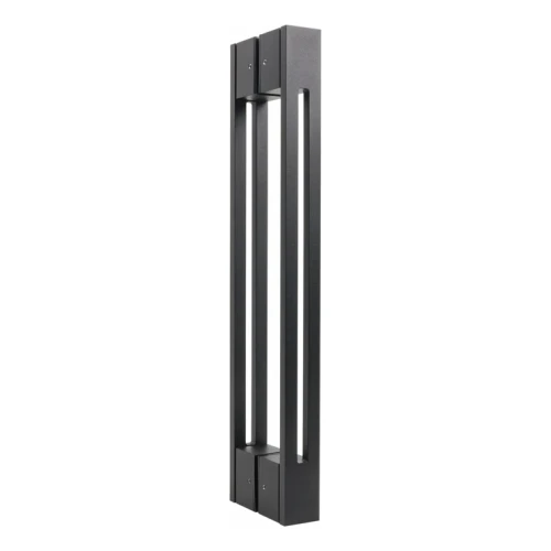 PSG ajtókilincs kétoldalas téglalap alakú 90° acél fekete matt 40×478 mm 000-769 (1)