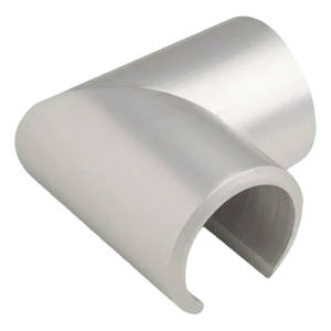 Kozza – korlát összekötő könyök 90° alumínium kapaszkodóhoz fi 40 mm üvegre 12–21,52 mm