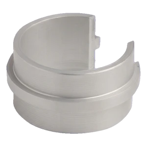 Kozza korlát csatlakozó kerek alumínium kapaszkodóhoz fi 40 mm 180°