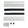 Kozza KB5000 – komplett francia erkély alumínium H1100 mm, lapos rendszer, matt anódos 000-850 (6)
