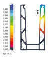 Kozza KE 100 – U profil teljes üvegű korlátokhoz 5000 mm sötétszürke 000-862 (2)