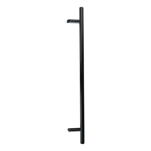 PSG egyoldali kerek fekete ajtófogantyú 32×1200 mm AISI 304 – 45°-os rögzítés 000-721 (1)