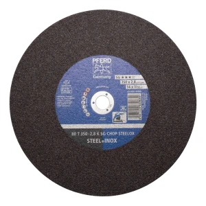 PFERD SG CHOP STEELOX – vágótárcsa sarokcsiszolóhoz 350 × 2,8 mm acélhoz és inoxhoz