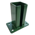 Kerítésoszlop talp 80x80 mm 8 mm zöld 000-787 (4)