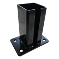 Kerítésoszlop alap 80x80 mm 8 mm fekete 000-786 (2)