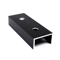 Profil csatlakozó 12cm Eloxált