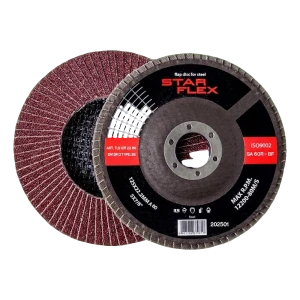 Star Flex lamellás csiszolótárcsa hajlított T29 125 mm acélhoz – szemcseméret 60