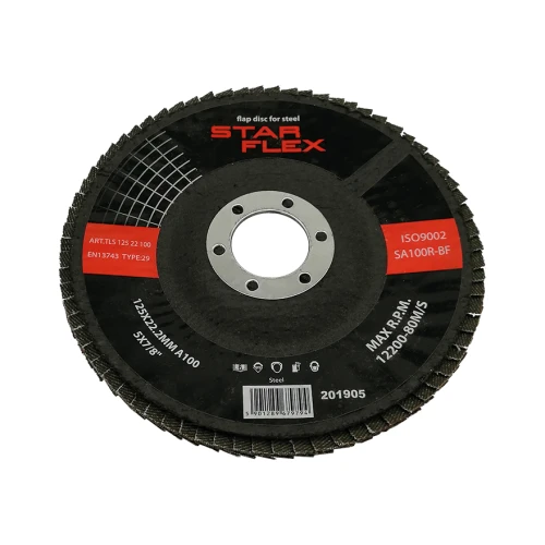 Starflex lamellás csiszolótárcsa T29 125 mm acélhoz – 100-as szemcseméret 000-969 (1)