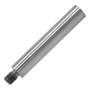 Korlát támasztórúd fi 12×75 mm AISI 304 – M8/M6 menet, szatén