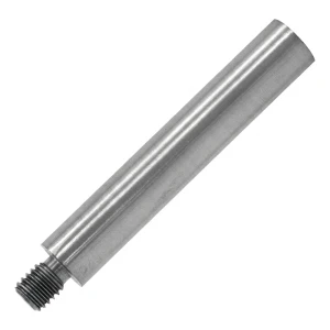 Korlát támasztórúd fi 14×75 mm AISI 304 – M8/M6 menet, szatén
