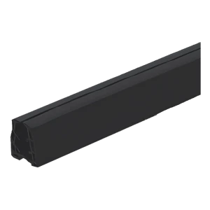 Gumi tömítés üvegre szerelhető kapaszkodóhoz 8–11 mm, 24×24 mm, fekete