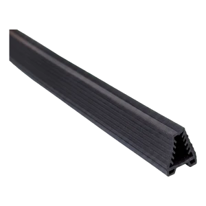 Üvegtömítés korlátfogóhoz 16–17,5 mm üveghez, 24x24 mm profil, 5 m hosszúság