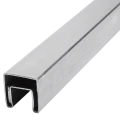 PSG Üvegre szerelt korlát 40x40 mm AISI 304 szatén – 2500 mm 001-082 (1)