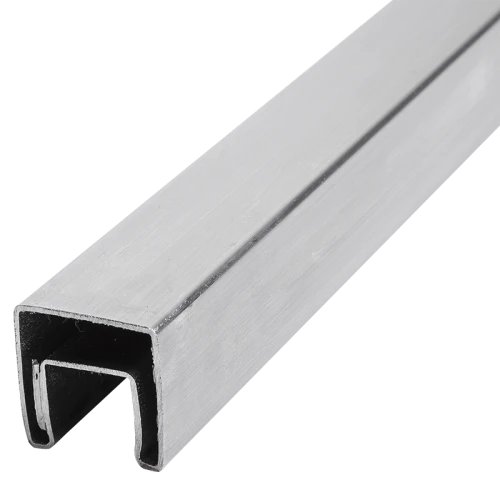 PSG Üvegre szerelt korlát 40x40 mm AISI 304 szatén – 2500 mm 001-082 (1)