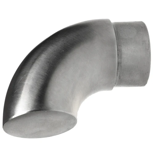 Zárt könyökelem korláthoz 42,4 mm-es csőhöz – rozsdamentes acél AISI 304 szatén 001-102 (1)
