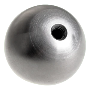 Becsavarozható tömör korlátgömb fi 20 mm, M6 menet, rozsdamentes acél szatén