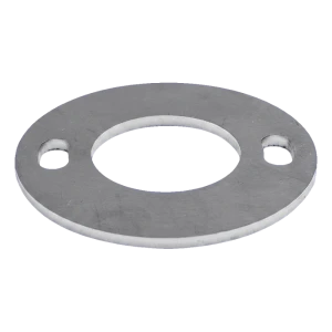Korlátoszlop alaplemez hegesztéshez fi 80 mm – rozsdamentes acél AISI 304, 42,4 mm rendszer