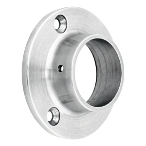 Korlát szerelő karima 42,4 mm-es csőhöz – rozsdamentes acél AISI 304 szatén