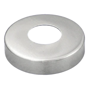 Takarózett Ø42,4 mm csőhöz – rozsdamentes acél AISI 304 szatén Ø90 mm