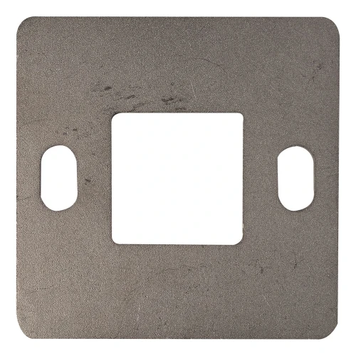 Korlátoszlop alaplemez hegesztéshez 100×100 mm – AISI 304 rozsdamentes acél, 40×40 rendszer 001-162 (1)