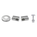 PSG sarok korlátoszlop rozsdamentes acél AISI 304 ø42,4 mm H1060 mm ø12 mm-es rudakhoz való tartókkal 001-206 (3)