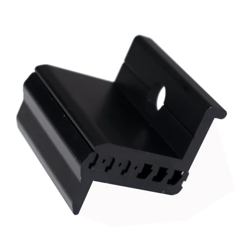 Végrögzítő - 30-50mm-es csúszó hornyokkal állítható - Eloxált PV-03-21