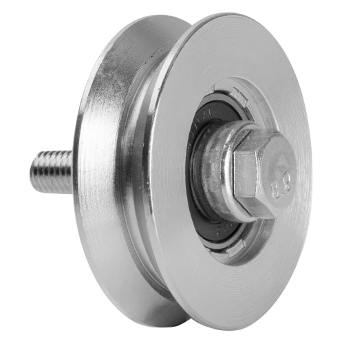 PSG futókerék V φ 70×20 mm horganyzott acél sínes tolókapuhoz 001-295 (1)
