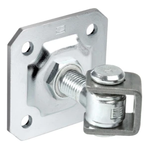 Comunello – állítható zsanér szárnykapukhoz M20, lemez 100×100 mm